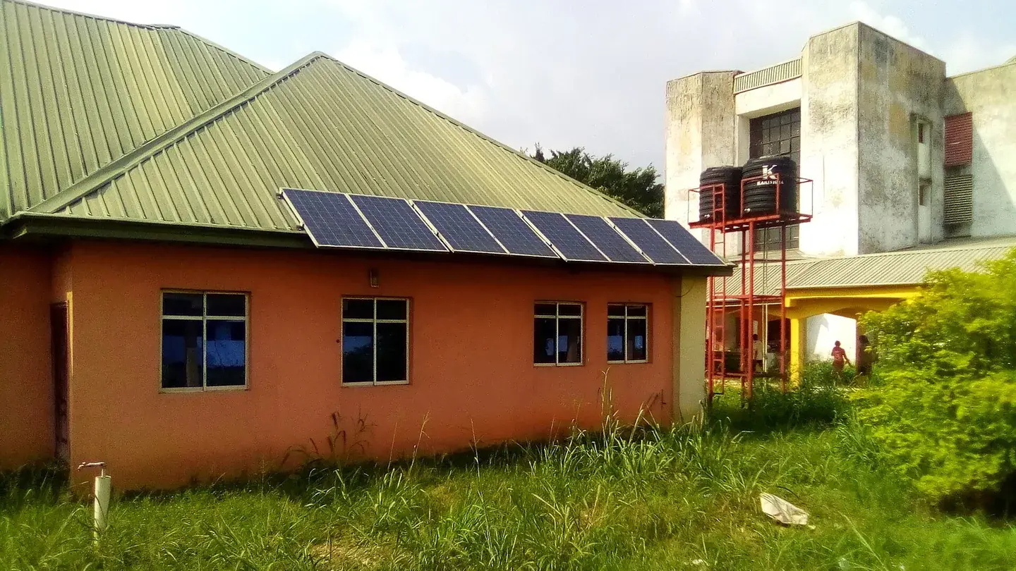 Rooftop solar and backup power for an off-grid household in Nigeria